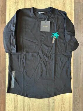 Palm Angels Palm Tree Logo T-Shirt Black Size L